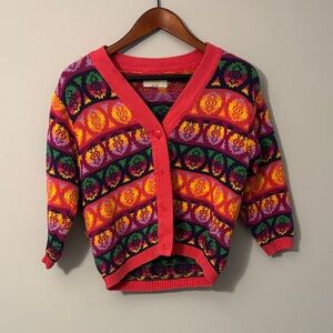 United Colors Of Benetton Vibrant Multicolor Cardigan